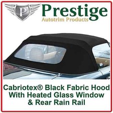 Mazda MX5 Mk1 Glass Window Car Hood Soft Top Roof With Rain Rail 1989-1997 