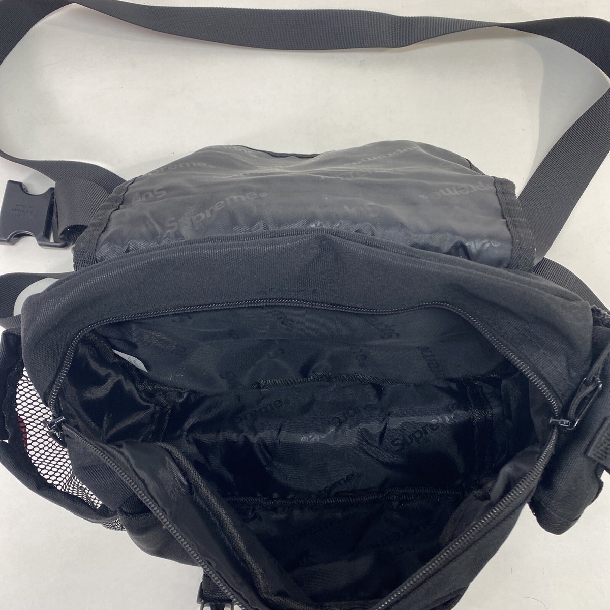 SS20 Supreme Waist Bag Black Shoulder Belt Cordura | eBay SS20 Supreme Waist Bag Black Shoulder Belt Cordura | eBay