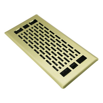 Floor Vents Ease Adjust 4X10 Inch Decorative Floor Vent for Room Heavy Duty W...