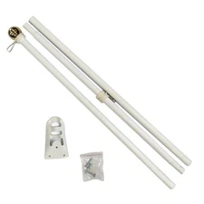 Flag Pole Kit American Flag Kit US Flag and Pole Kit 6ft Pole FOR 3x5ft / 2X3ft