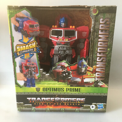 Transformers Smash Changers Optimus Prime Actionfigur Rise of the Beasts 2022