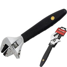 Image of Self Tightening Adjustable Wide Opening Spanner Wrench Soft Grip 10" CT5705