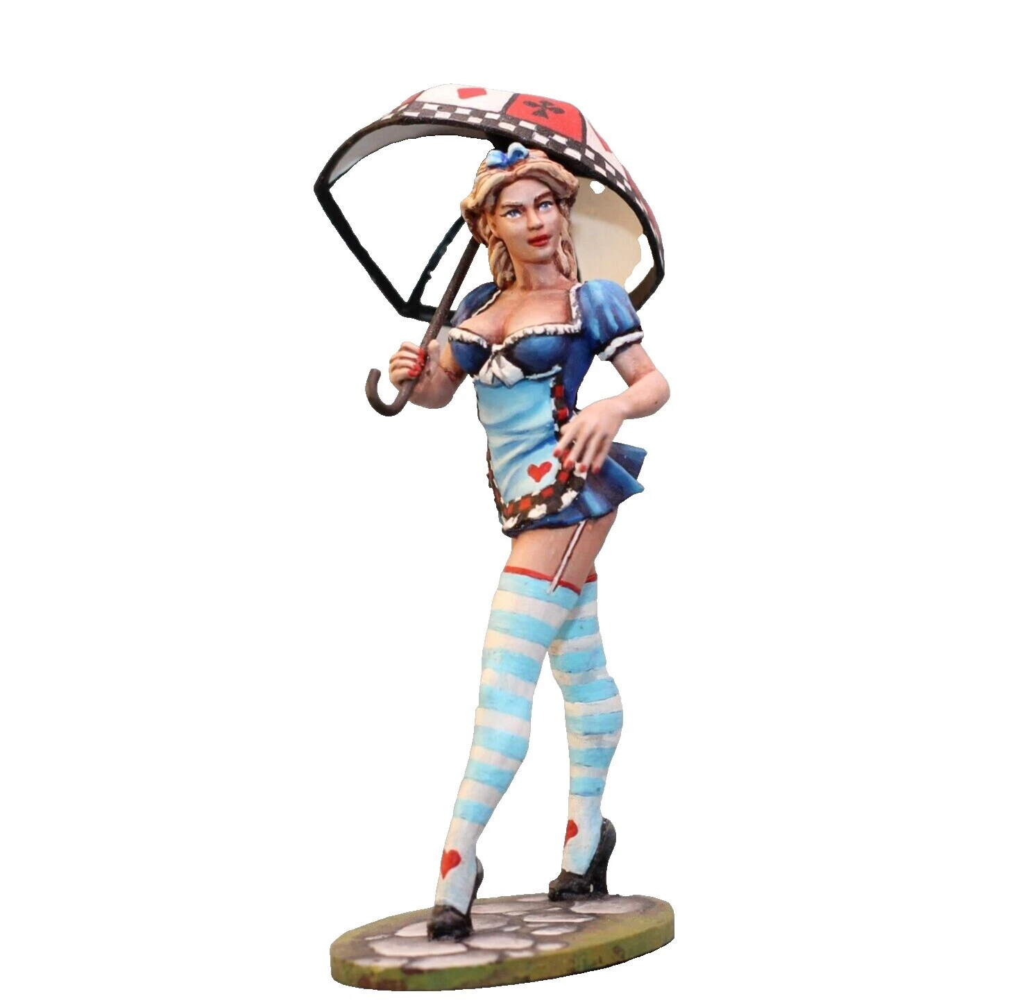 女孩锡玩具士兵