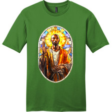 NEW Art Society KB LEGEND STAINED GLASS Tee Shirt KIWI GREEN SM-4XL MADE IN USA