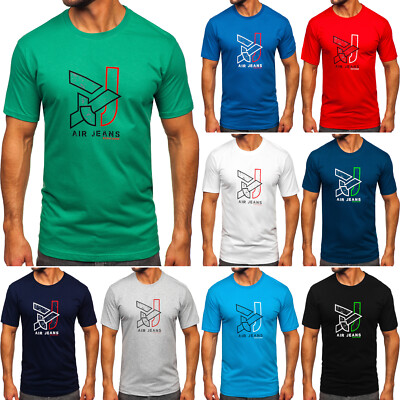 T-Shirt Tee Rundhals Kurzarm Slim Fit Print Aufdruck Sport Men Herren BOLF Motiv