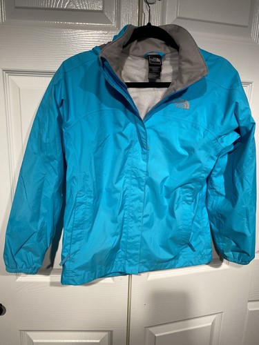 The North Face Rain Jacket Light Aqua 