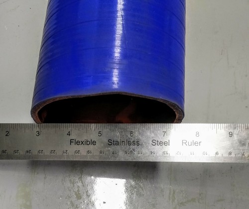 Marine Wet Exhaust, Mylar Finish Silicone Hose, 4.25" Diameter - Foto 3 di 5