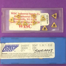 10pc MANCHESTER OTM    TCMT  1.8(1.5)2   TCMT 090208  Carbide Insert🎯Machinist