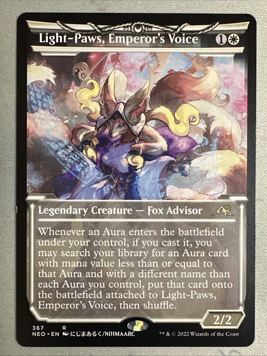 マジック：ザ・ギャザリング MTG Light-Paws, Emperor's Voice Signed s-l400.jpg