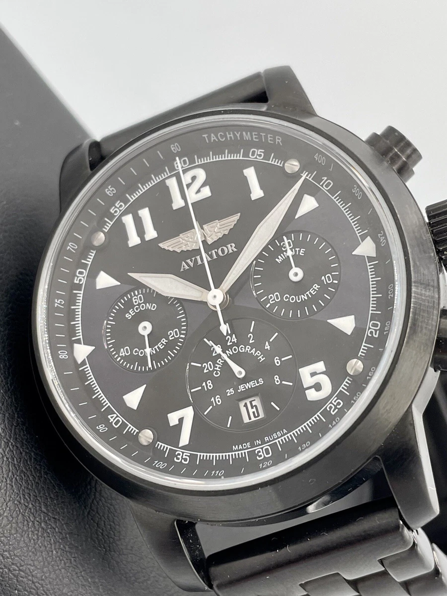 Poljot aviator hotsell chronograph 3133
