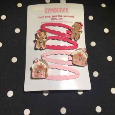 CHOOSE Vtg Gymboree hair clips snap barrette  Strawberry Farm Cozy Owl set 2 4