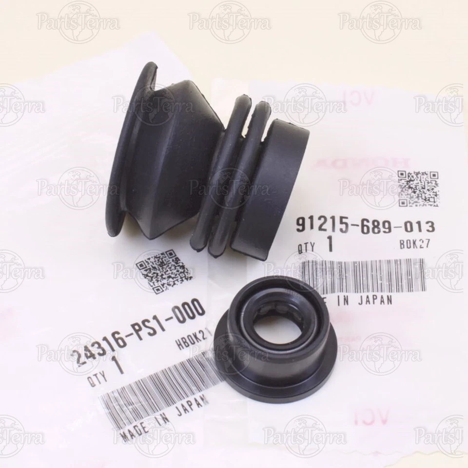 OEM Genuine Honda CIVIC DEL SOL Acura INTEGRA Shift Rod Oil Seal & Dust Boot Set - Image 2 of 4