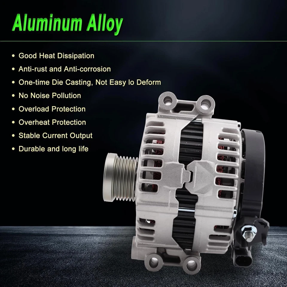 Alternator 6-Groove For BMW 128i 328i xDrive 328xi 330i 330xi 528i 2006-2013 - Image 4 of 4