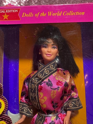 1993 Vintage CHINESE BARBIE #11180 Special Edition Dolls of the World open box - Picture 5 of 5