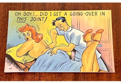 1 Uncirculated Antique Comic humor Tichnor Limen Postcard excellent colors