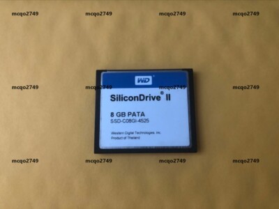 WD   CF  SSD-C08GI-4525 SiliconDrive II CF 8GB Compact Flash PATA SSD