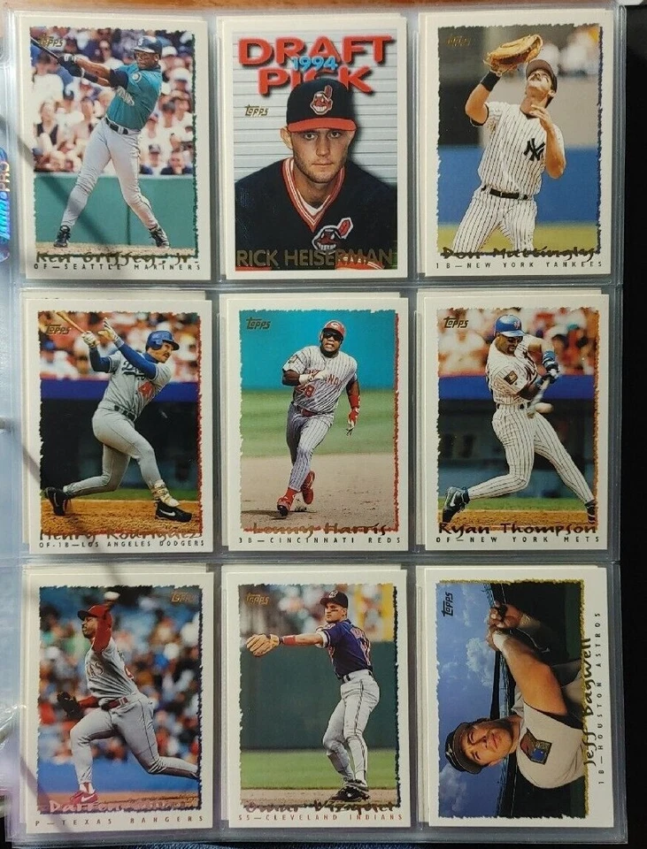 1995 Topps base cards 251-500 Pick from drop down list - Image 2 of 3