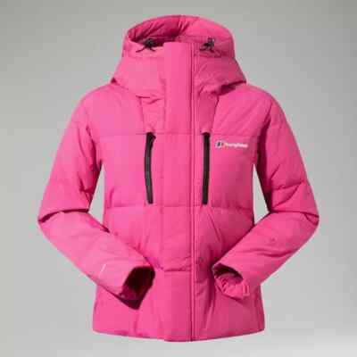 Berghaus Saffren Down Jacket Pink, RRP £225, BNWT, b86 UK