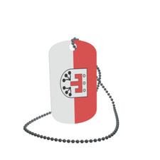 Dog Tag Flag Bunting Kressbronn Dog Tag Aluminium 30 x 50mm
