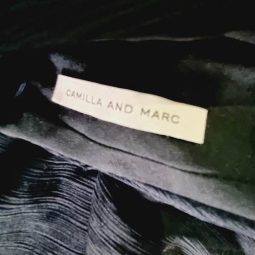 Camilla + Marc Size 10 Navy Blue Stephanotis Dress Cocktail Formal Wedding - Picture 4 of 10