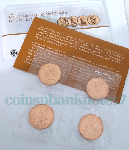 2011 Spouse Medal Set in US Mint Original Package - Picture 2 of 2