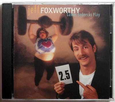 Jeff Foxworthy   Games Rednecks Play [CD] 1995, Warner Bros. 9 45856-2