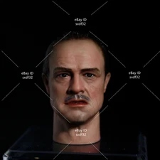 1:6 Male Head Sculpt Godfather Marlon Brando Carved Fit 12inch Action Figure Toy