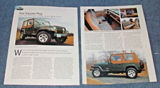 1987-95 Jeep Wrangler Yj History Info Article The Square Peg 88 89 90 91 92 93