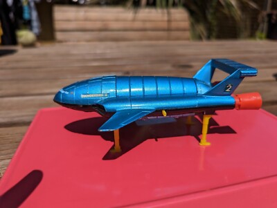 Dinky Toys 6” THUNDERBIRDS T2 Metallic Blue SHIP Diecast 106