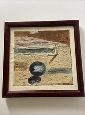 Painting Abstract Expressionism Modernism Anthony E Costa Vintage Listed India