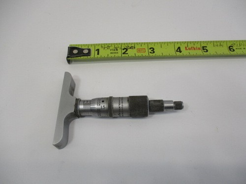 SCHERR TUMICO Depth Micrometer Head (Only) Ratchet Thimble .125" Rod Size No Rod
