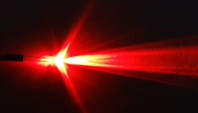 LOW current LED 1mA 3mm 750mcd ROT  / gut geeignet für Solarleuchten ... 2x