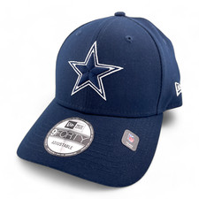 New Era Dallas Cowboys NFL La Liga Azul Marino Logo 9Forty Gorra Ajustable