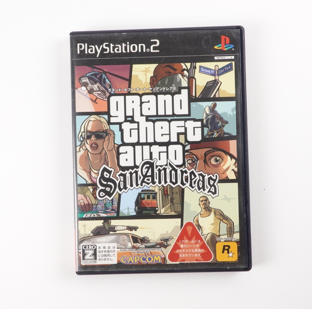 Grand Theft Auto: San Andreas Sony PlayStation 2 PS2 Japan Import