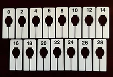 Clothing Rack Rectangular Size Divider Women's Assortment Hanger Retail Store 0