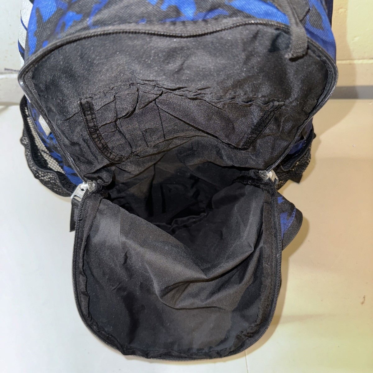 nike backpack blue camo Nike Max Air Blue Camo Team Training Large Backpack Casual School Outdoors