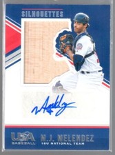 2018 USA Stars & Stripes M.J. MELENDEZ 18U ROOKIE GU BAT & AUTO! #01/43! FIRST!