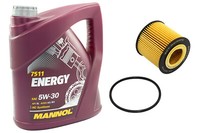 5W30 MotoröL ÖLfilter SH4790P Set 5 Liter FüR Seat Ibiza Skoda Fabia VW Polo Fox