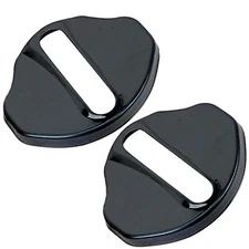 Polished Gloss Black Stainless Door Latch Striker Cover Fits 20-26 GR Supra