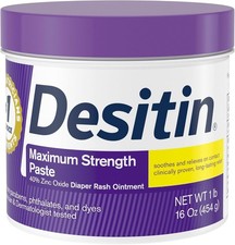 Desitin Maximum Strength Baby Diaper Rash Cream with 40 1 Pound Pack of 1 
