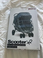 New Joovy ScooterX2 Stroller Rain Cover Clear Travel Shield 9019