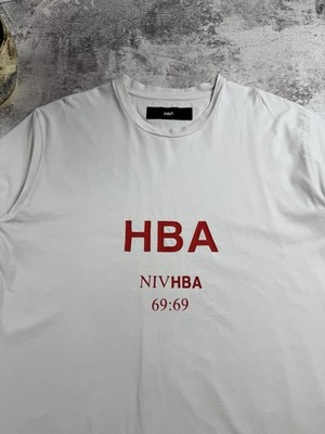 Hood By Air HBA 69:69 Men's Large White Hip Hop Rap Cotton T Shirt