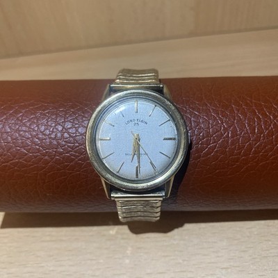 Vintage Lord Elgin 25 Self wind 10K RGP Bezel Men’s Watch Tested Working  Great