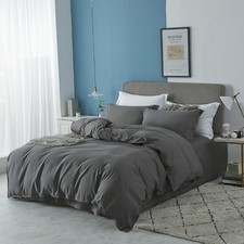 Duvet Cover Set ? 600TC Ultra Soft Microfiber Bedding Set with Oxford Pillowcase