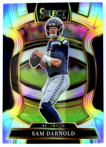 2025 Panini Select SAM DARNOLD #13 Concourse Level Silver Prizm - Seahawks