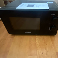 Cookworks Countertop Microwave 20L 700W Black Defrost Timer 5 Settings