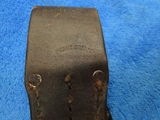 BAÏONNETTE DE COMBAT ORIGINALE VINTAGE ALLEMANDE DÉBUT WW2 K98 CUIR GRENOUILLE FRANZ BREHME