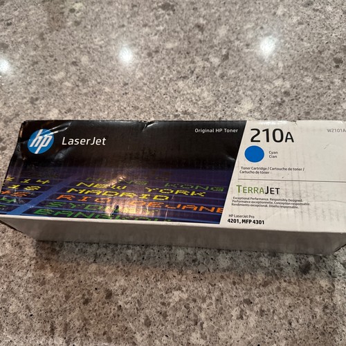 Neuf - OEM HP Toner W2101A, 210A Cyan cartouche de toner originale LaserJet