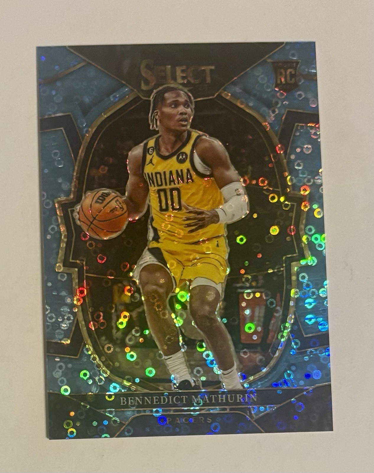 2022-23 Select Bennedict Mathurin Light Blue Disco /99 RC Indiana Pacers #79