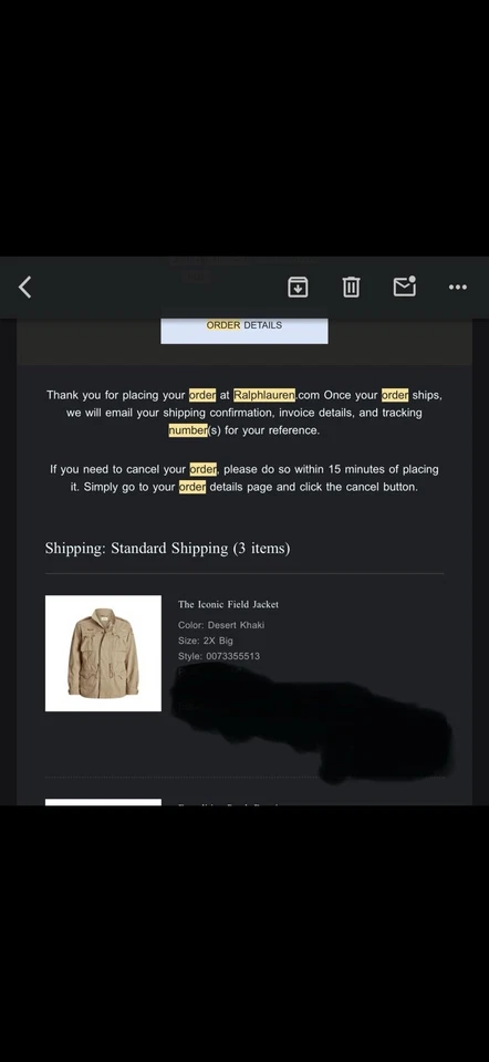 Polo Ralph Lauren, The Iconic Field Jacket, Mens 2XB - Image 2 of 4